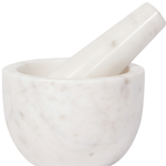 Danica Brands Mortar and Pestle Marble White | Danica Brands