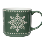 Danica Brands Good Tidings Snowflake Christmas Stacking Mug | Danica Brands