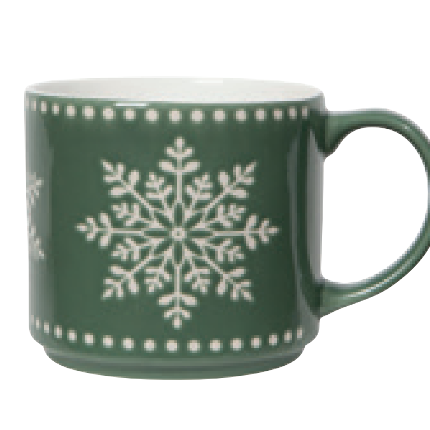 Danica Brands Good Tidings Snowflake Christmas Stacking Mug | Danica Brands