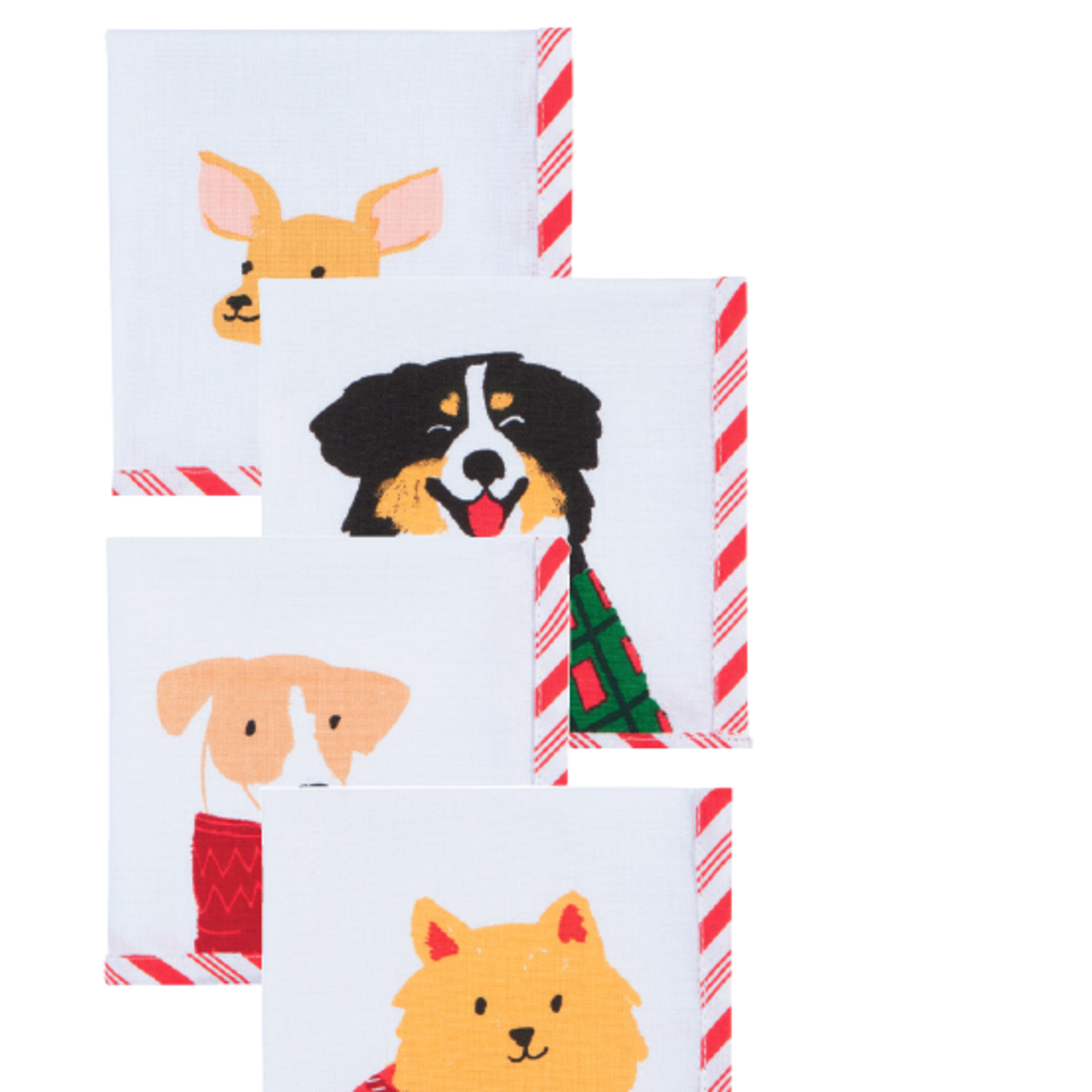 Danica Brands Napkin Set/4 - Holiday Hounds | Danica Brands