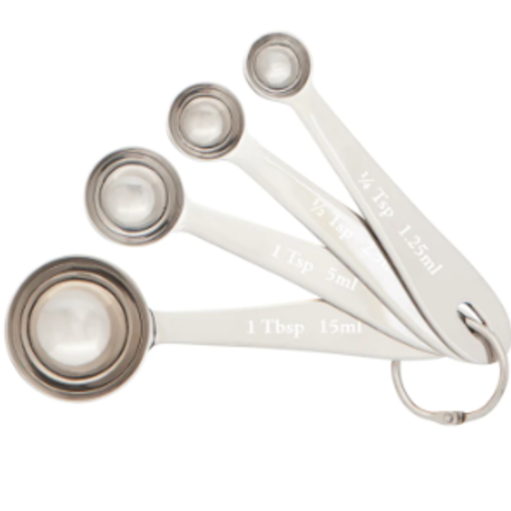 Danica Brands Set/4 Measuring Spoons Silver | Danica Brands