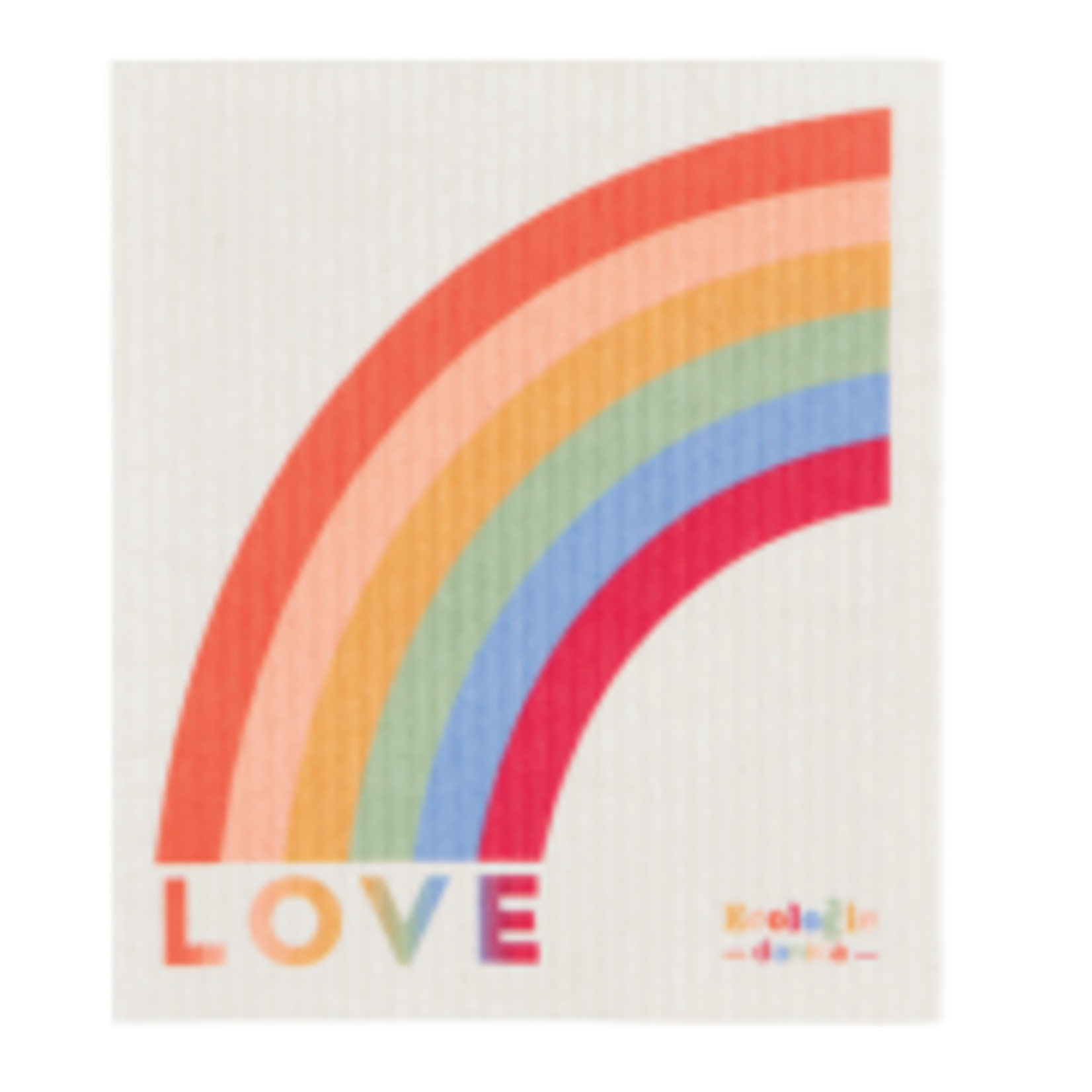 Danica Brands Love is Love Swedish Dishcloth | Danica Brands