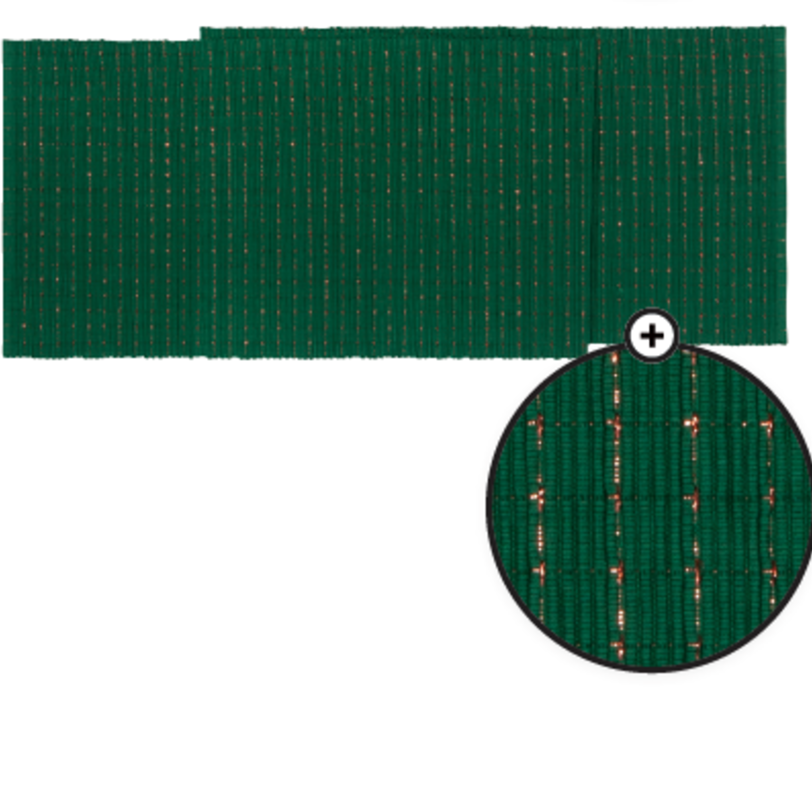 Danica Brands Table Runner - Ribbed Green Copper | Danica Brands