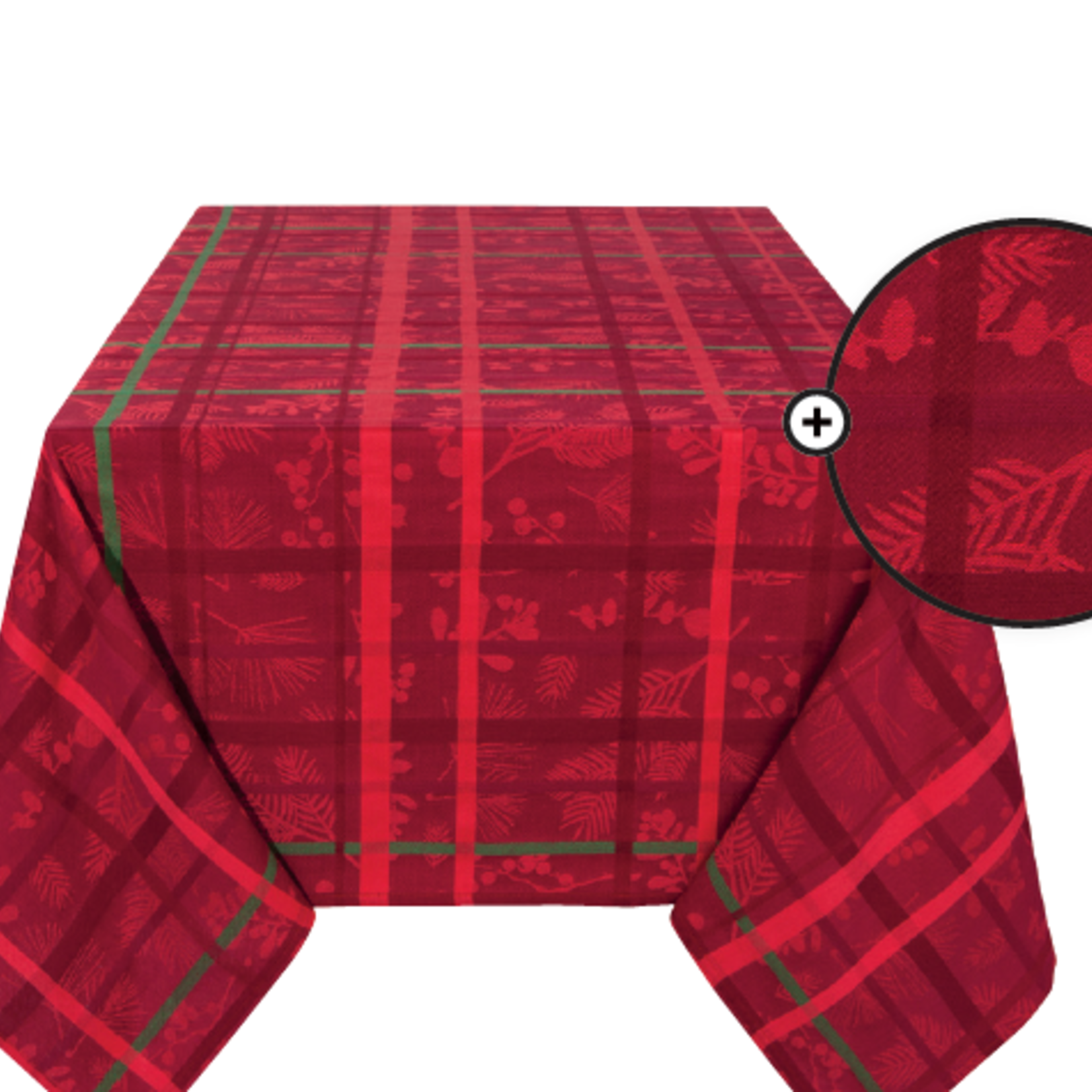 Danica Brands Winterberry Christmas Jacquard Tablecloth 60 x 120 | Danica Brands