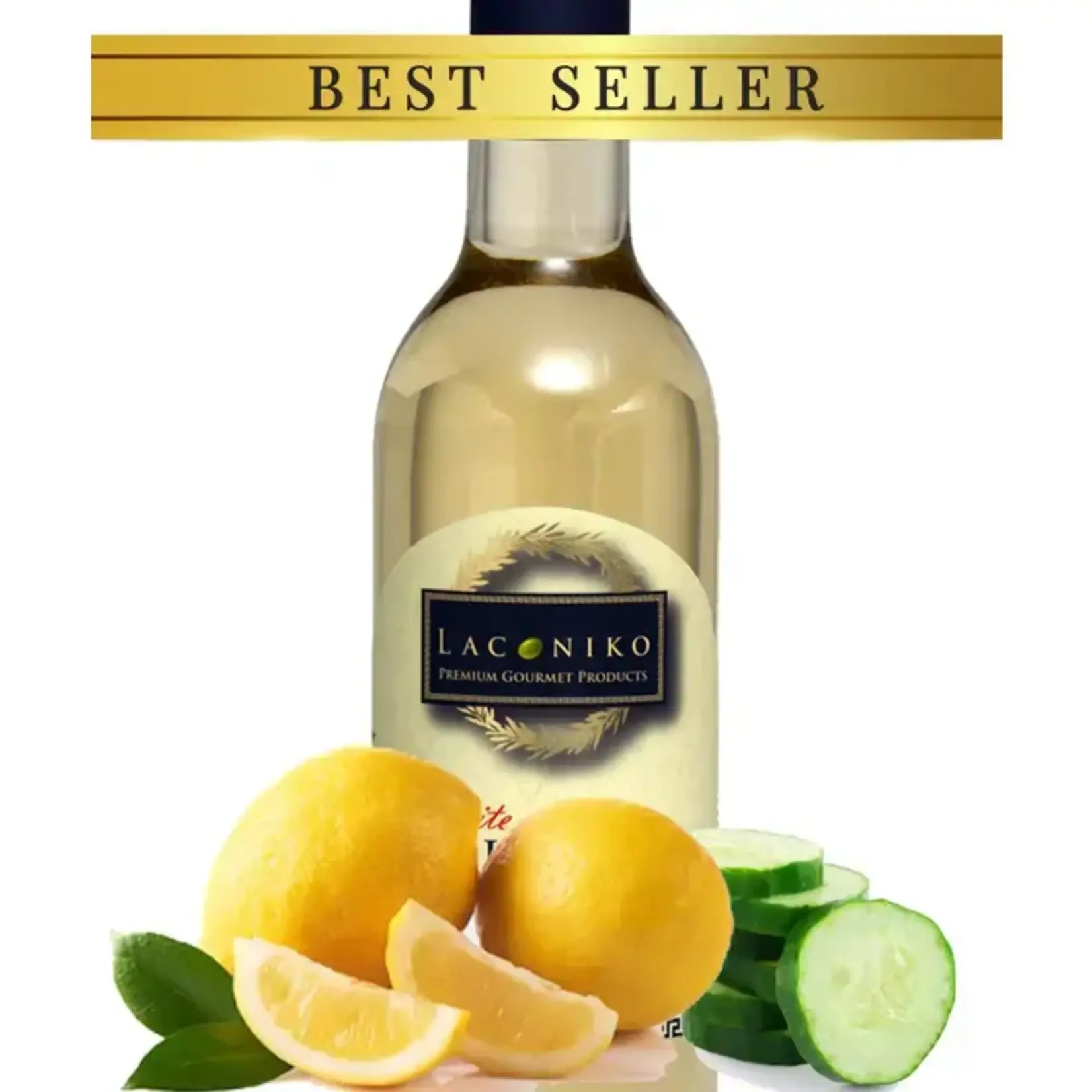 Laconiko Lemon Cucumber White Balsamic Vinegar | Laconiko