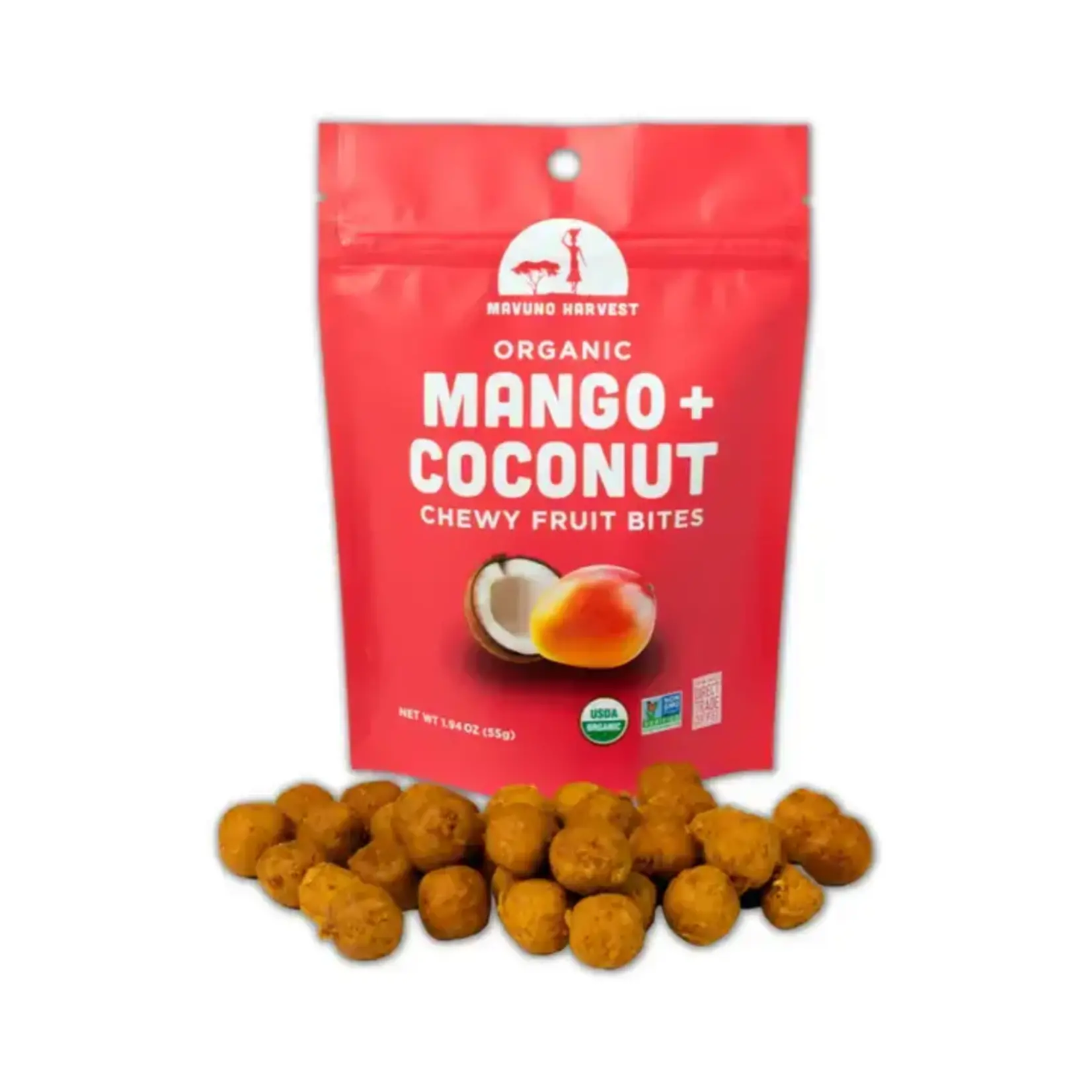 MAVUNO ORG HARVEST Organic Fruit Bites: Mango & Coconut | MAVUNO ORG HARVEST