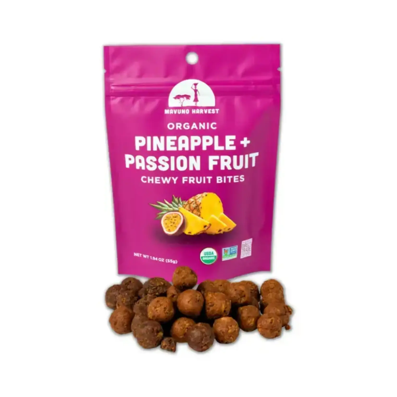 Mavuno Harvest Organics Organic Pineapple & Passionfruit Fruit Bites | Mavuno Harvest Organics