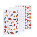 Danica Brands Bakers Floursack Towel S/3 Season's Tweetin | Danica Brands