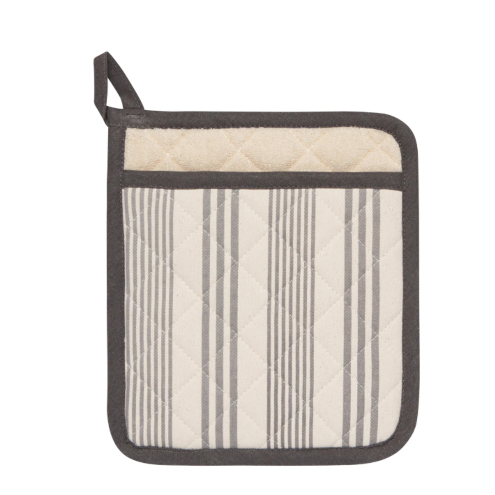 Danica Brands Potholder - Superior Pencil Stripe Gray | Danica Brands