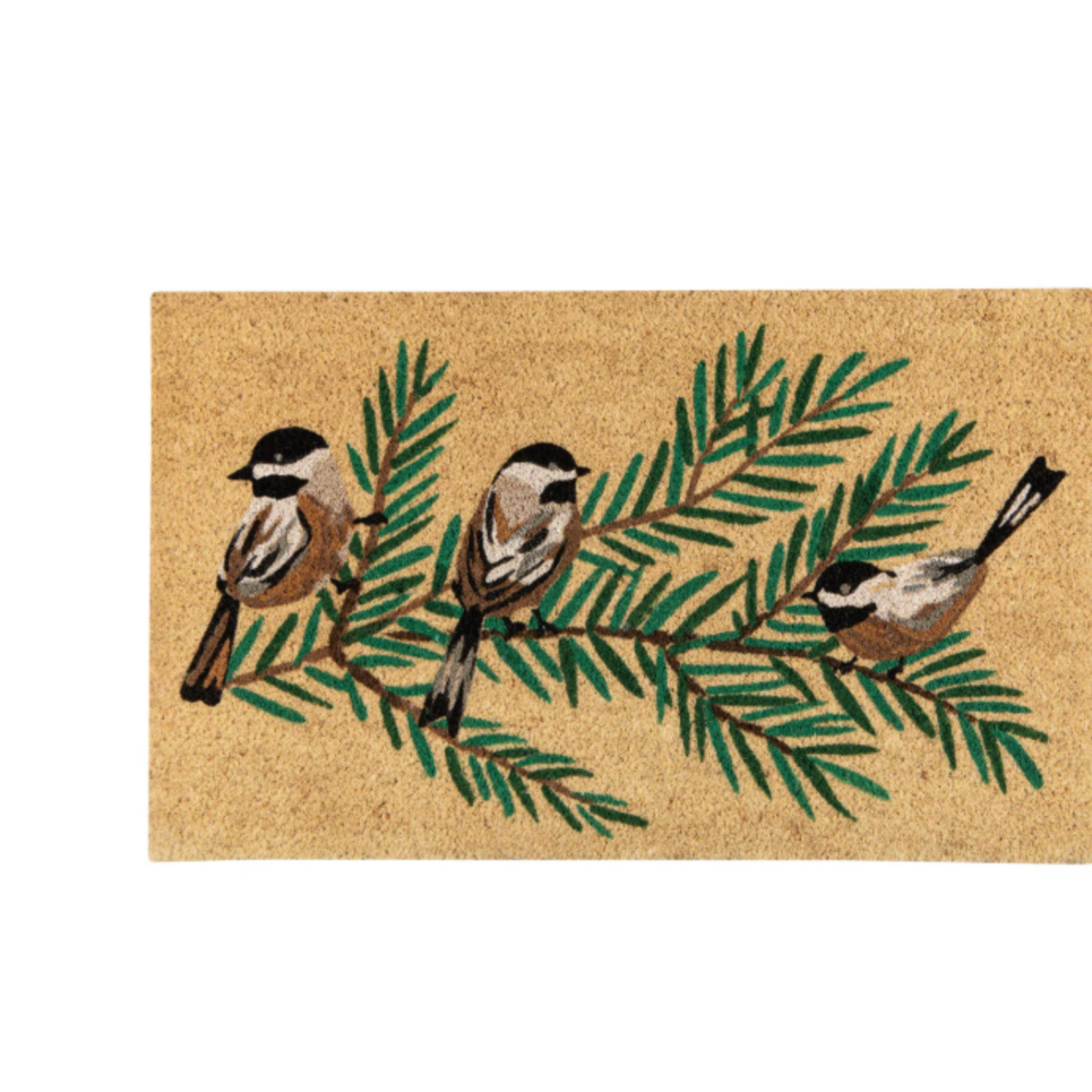 Danica Brands Doormat - Birds & Boughs Chickadee | Danica Brands