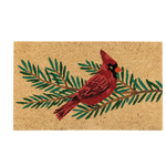 Danica Brands Birds & Boughs Cardinal Christmas Doormat | Danica Brands