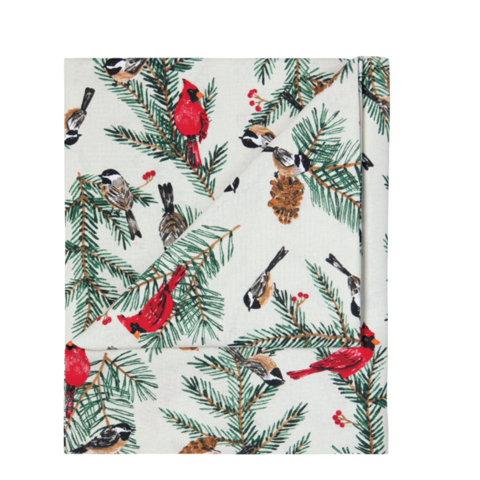 Danica Brands Birds & Boughs Christmas Tablecloth 60 X 120 inch | Danica Brands