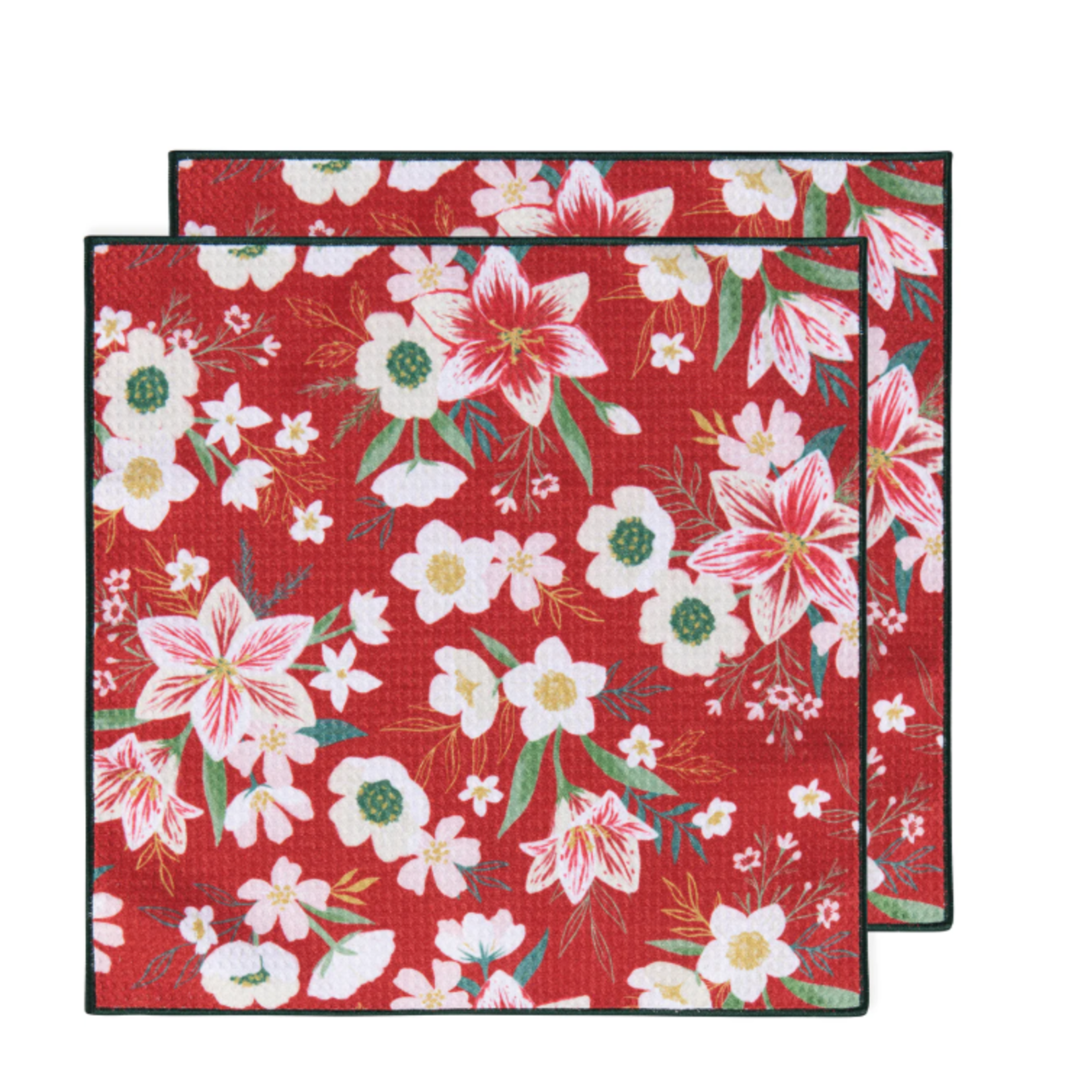 Danica Brands Amaryllis Christmas Recycled Microfibre Dishcloth | Danica Brands