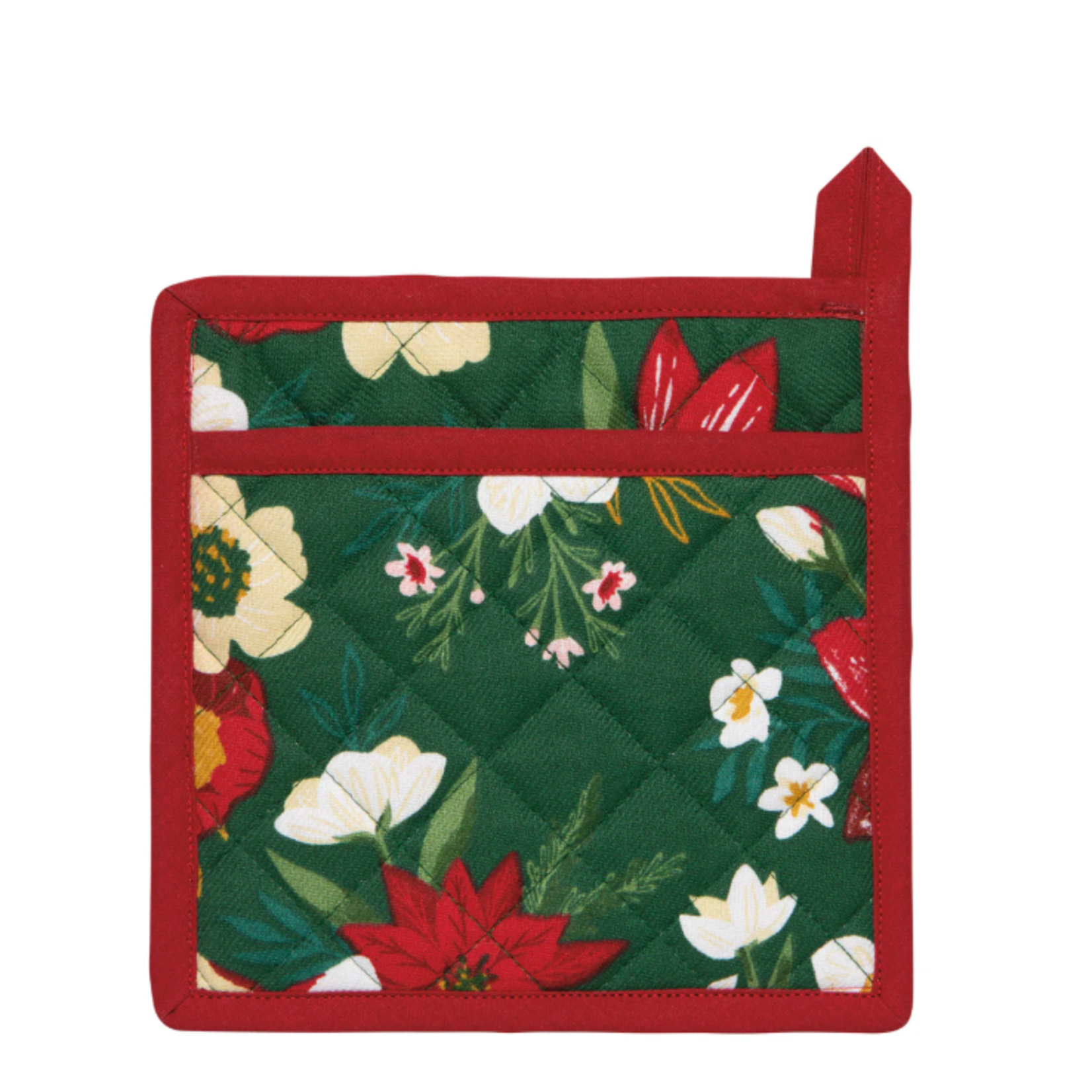 Danica Brands Pocket Potholder - Amaryllis Christmas | Danica Brands