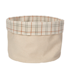 Danica Brands Plaid Canvas Bread Basket | Danica Brands