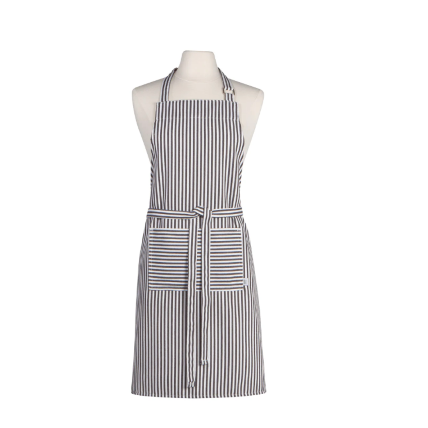 Danica Brands Apron - Chef Narrow Stripe Black