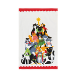 Danica Brands Kitty Carol Christmas Dishtowel | Danica Brands