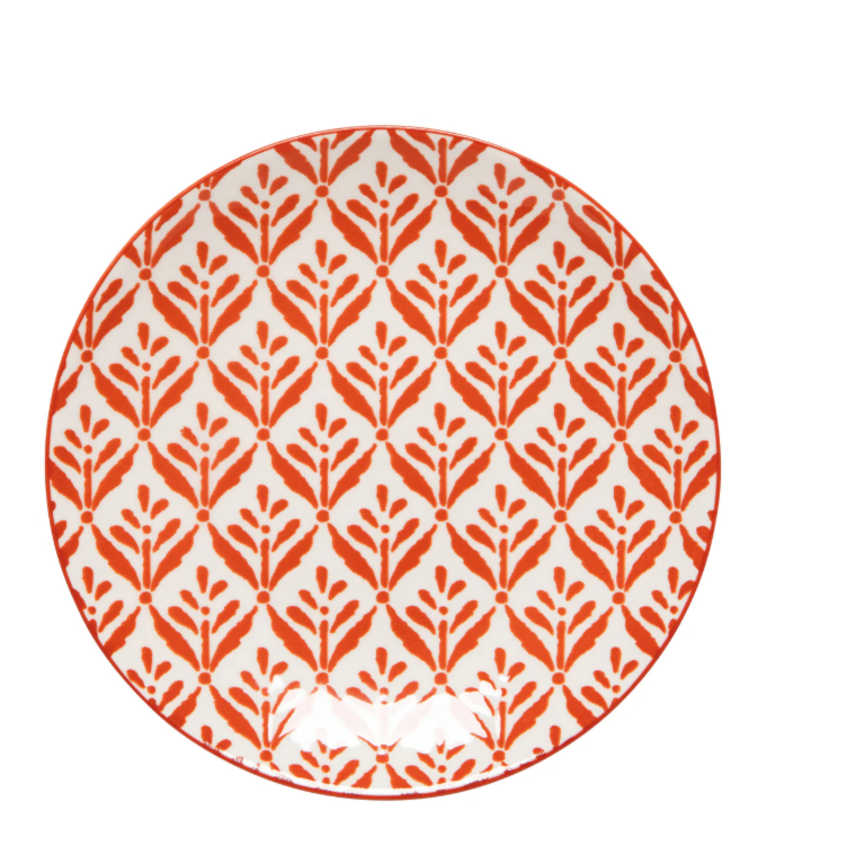 Danica Brands Copper Leaves Stamped Appetizer Plate 6 Inch | Danica Brands