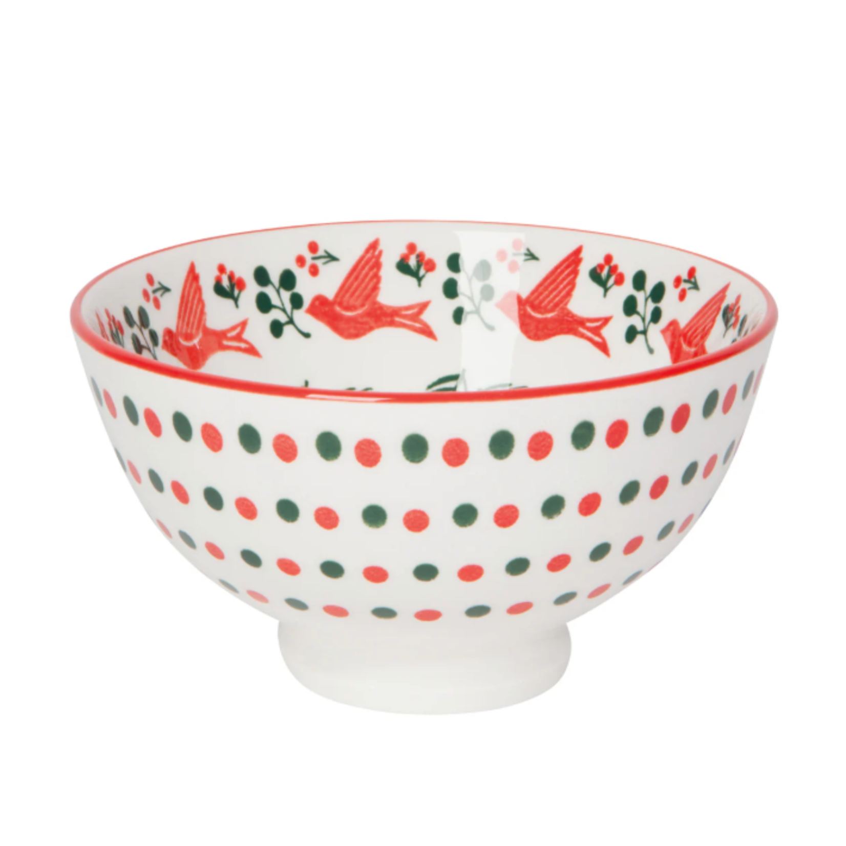 Danica Brands Winterberry Stamped Christmas Bowl 4 inch | Danica Brands
