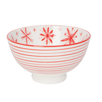 Danica Brands Snowflakes Stamped Christmas Bowl 4 inch | Danica Brands