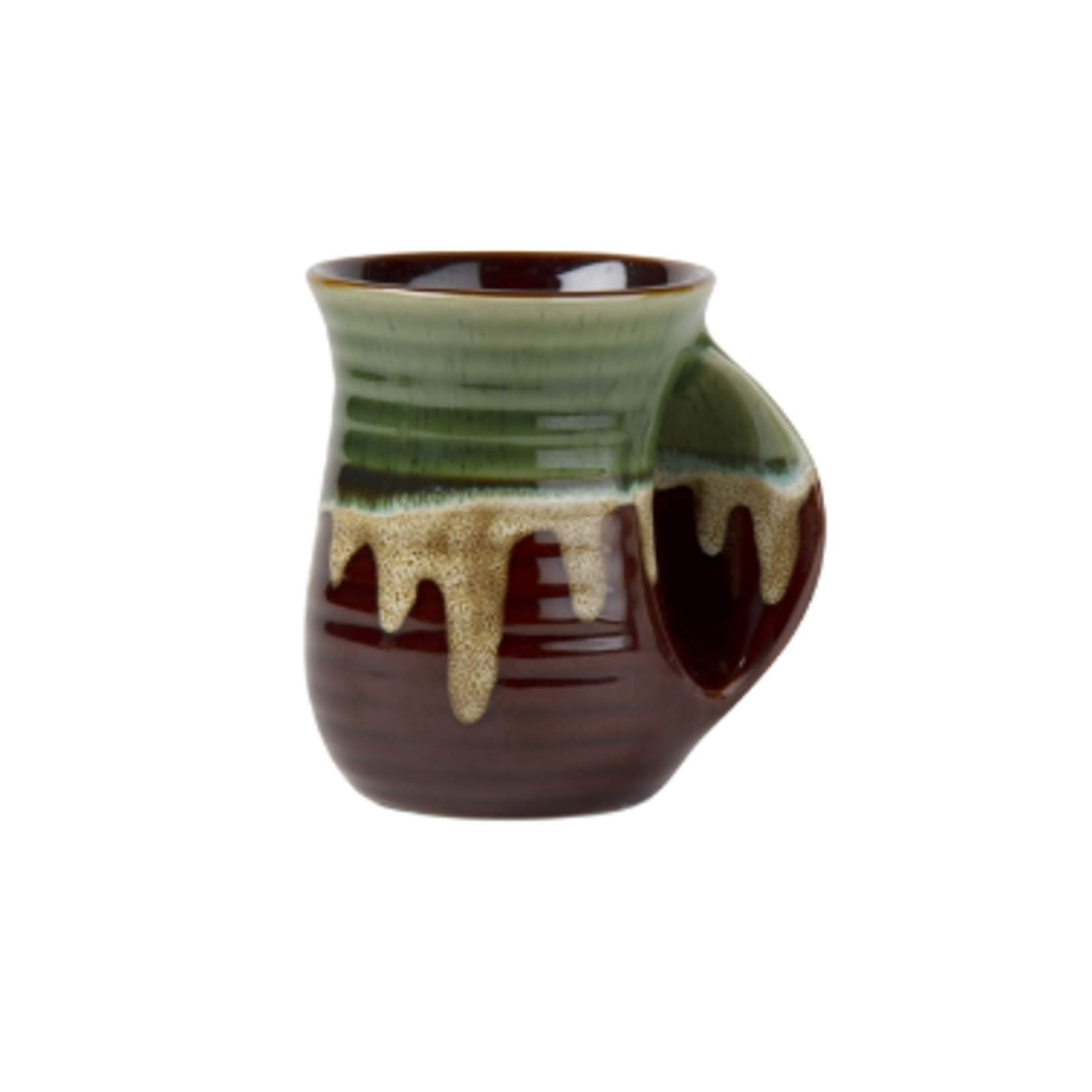 Tag Glaze Hand Warmer Mug, Green Drip | Tag