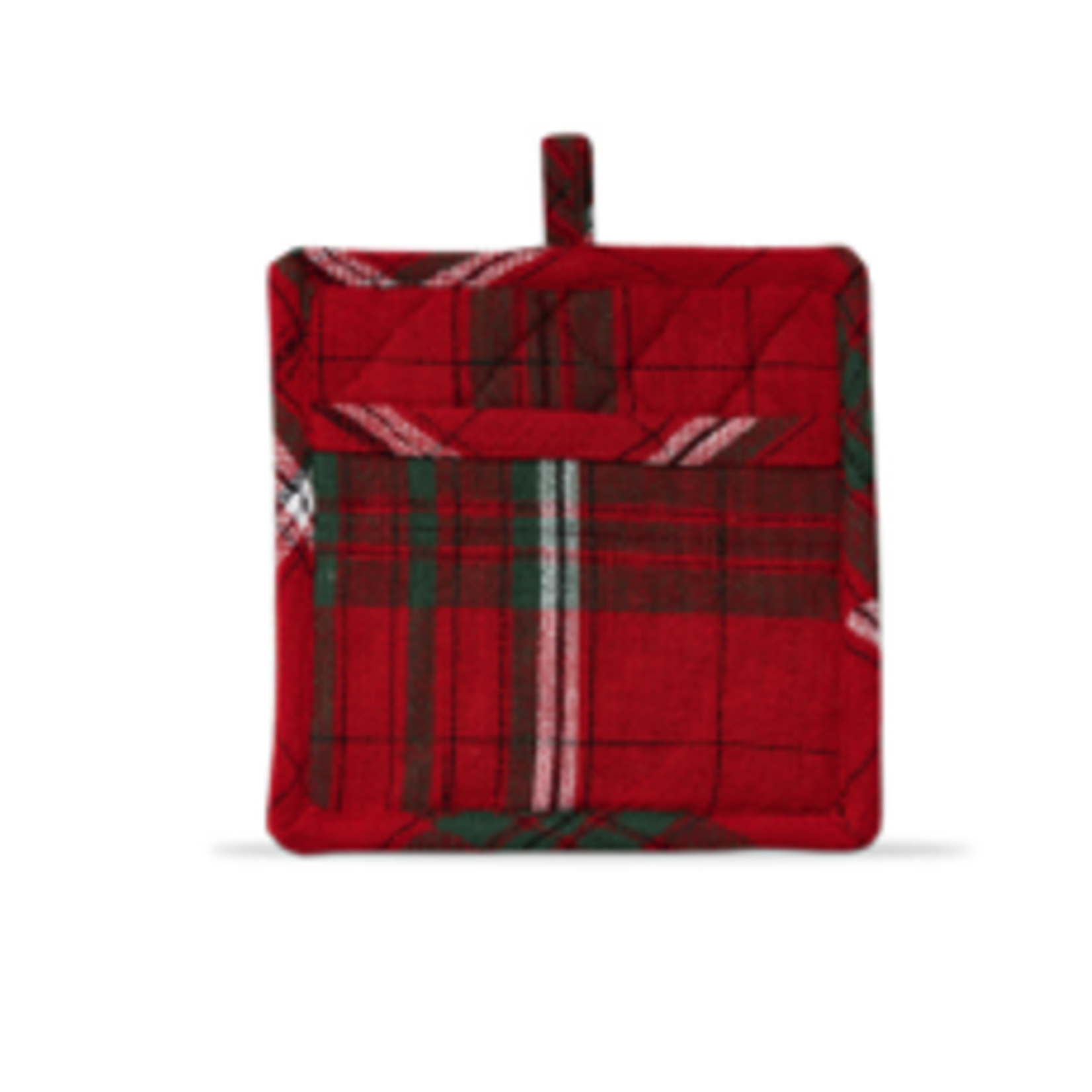 Tag Sleigh Ride Holiday Plaid Potholder | Tag