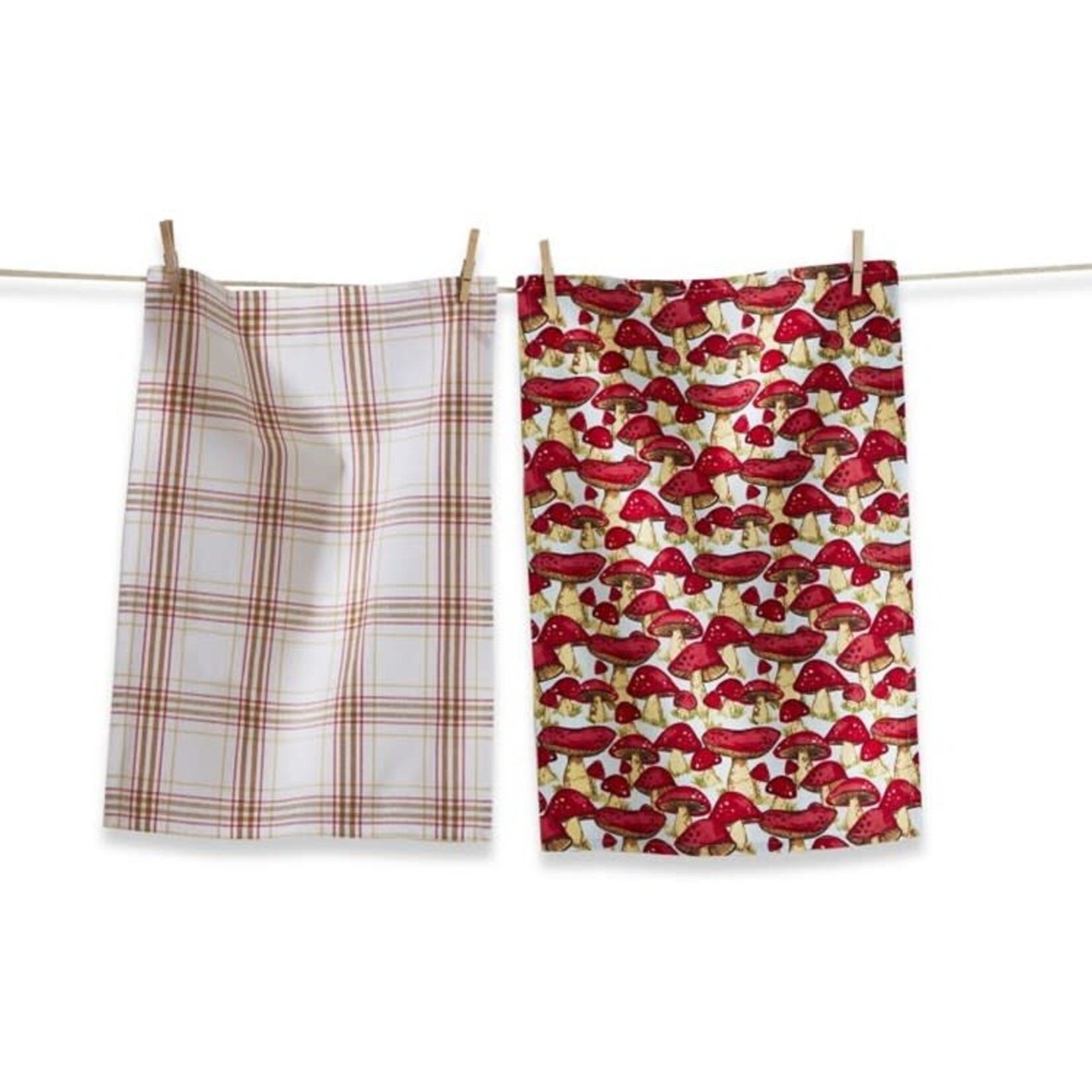 Tag Mushroom Dishtowel S/2 | Tag