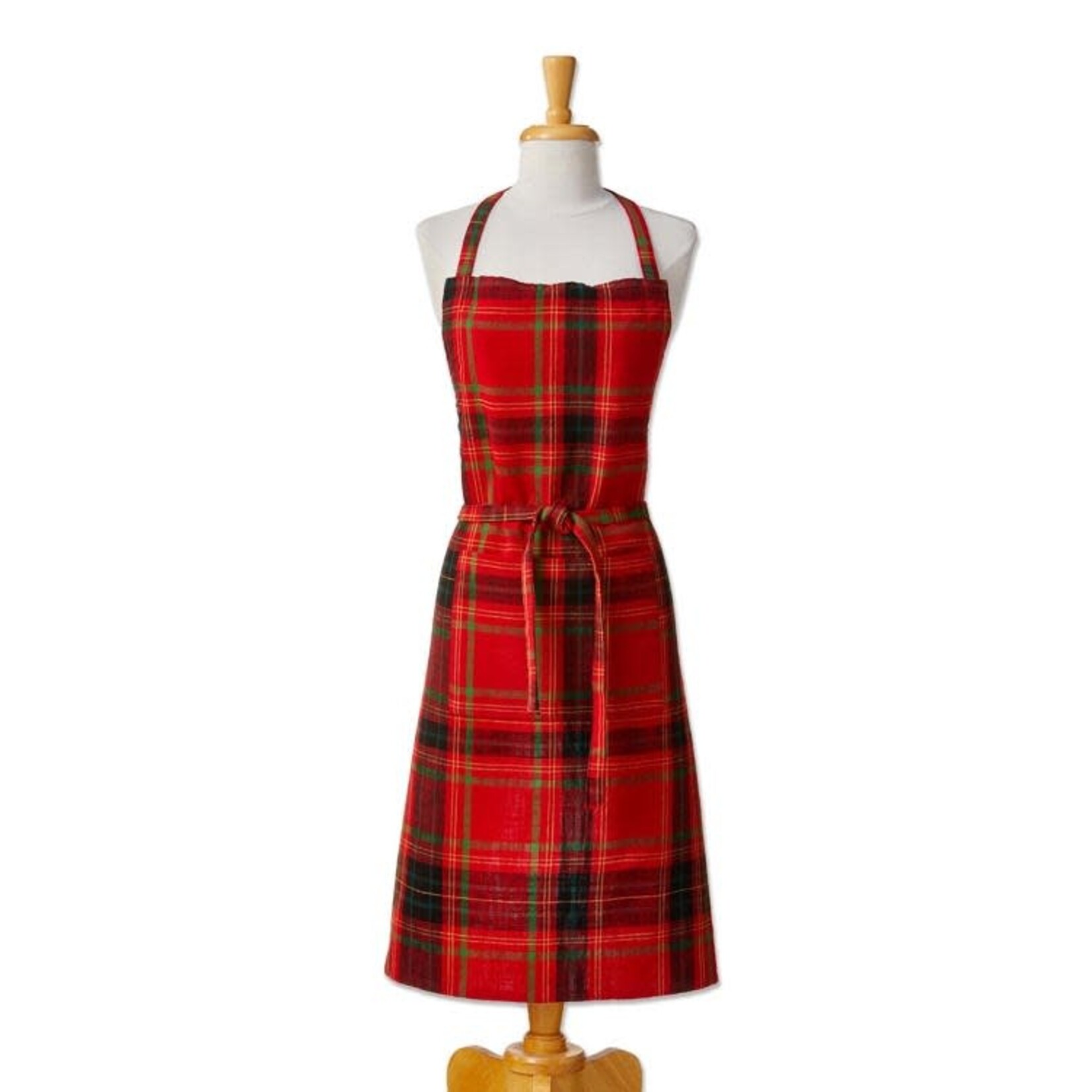Tag HOLIDAY PLAID APRON