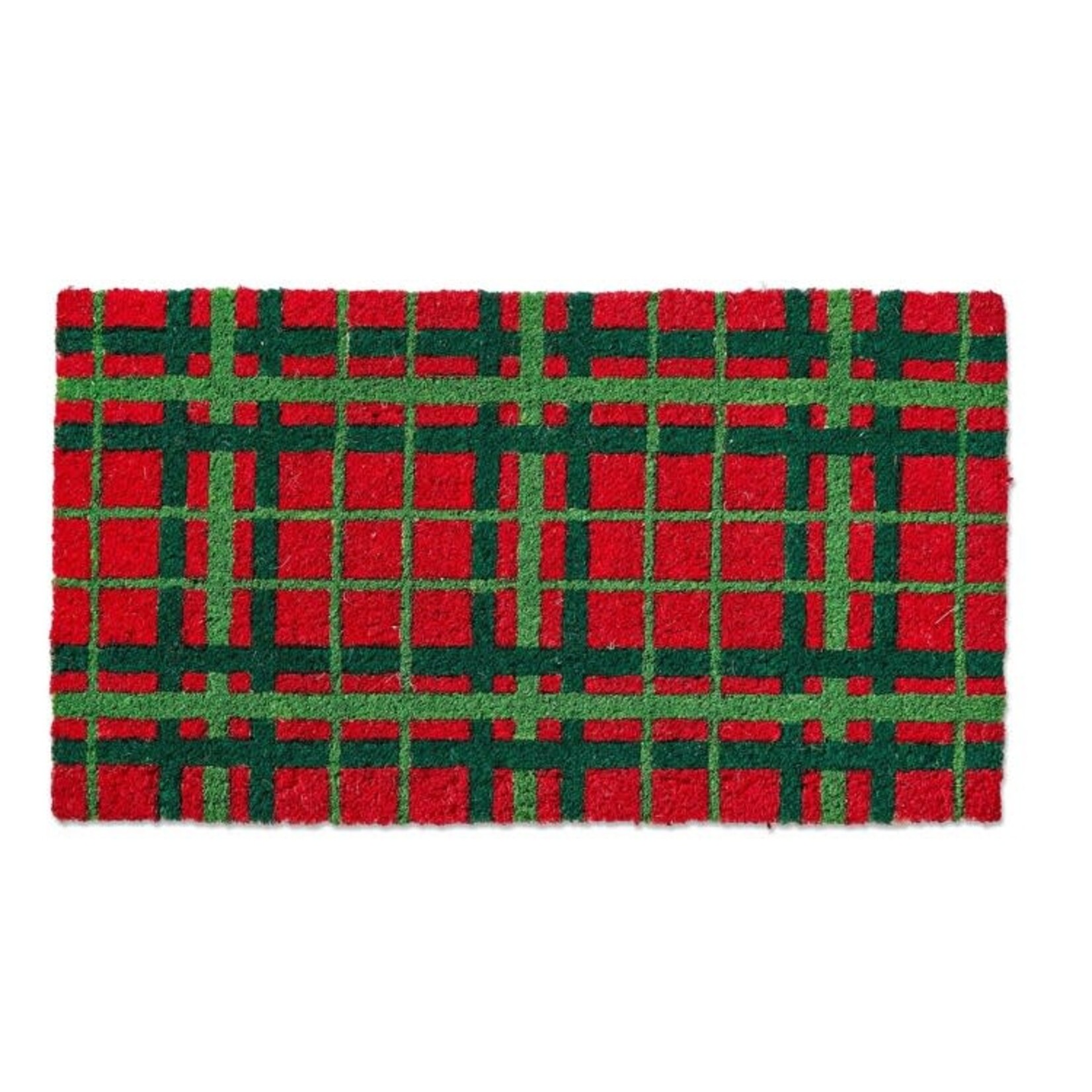 Tag Merry Plaid Coir Mat | Tag