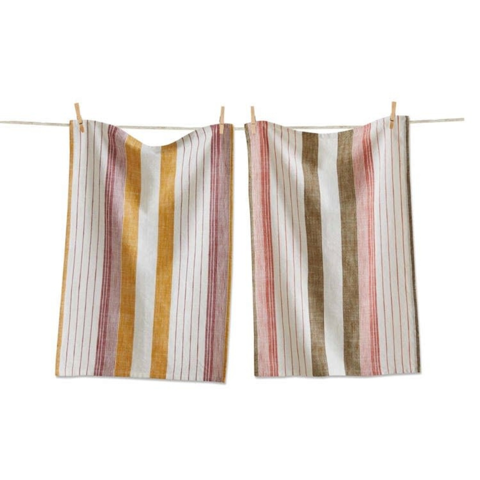 Tag Autumnal Stripe Dishtowel S/2 | Tag