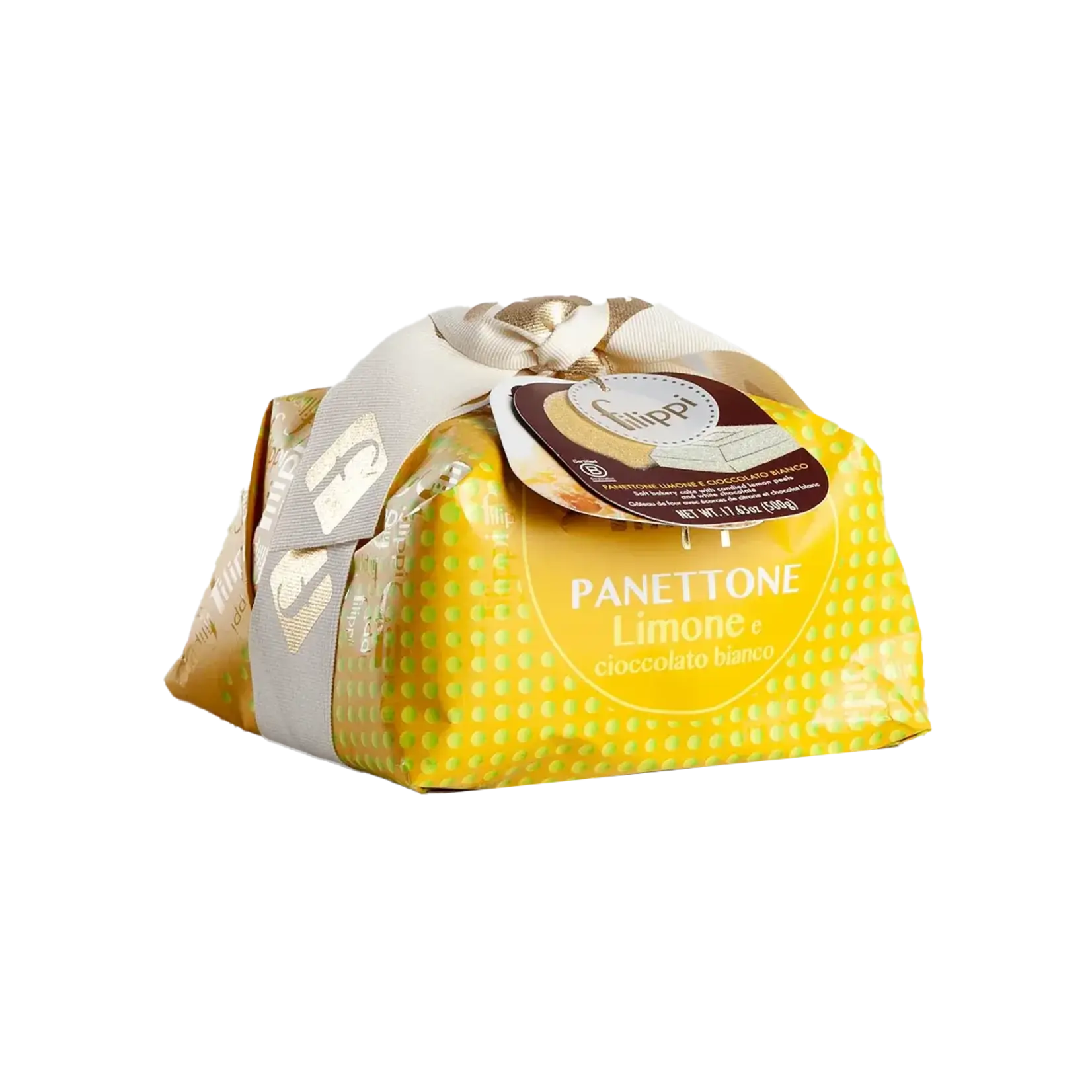 Great Ciao Panettone Limone with Lemon & White Chocolate (500 gr)