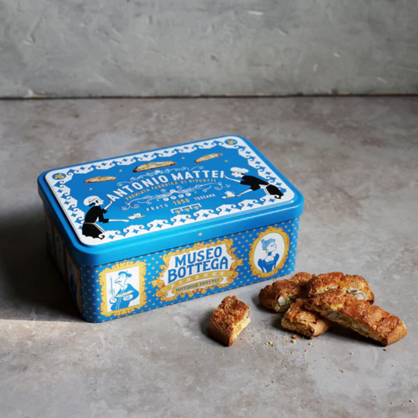 Great Ciao Blue Special Edition Tin Biscotti di Prato with Almonds (300 gr)