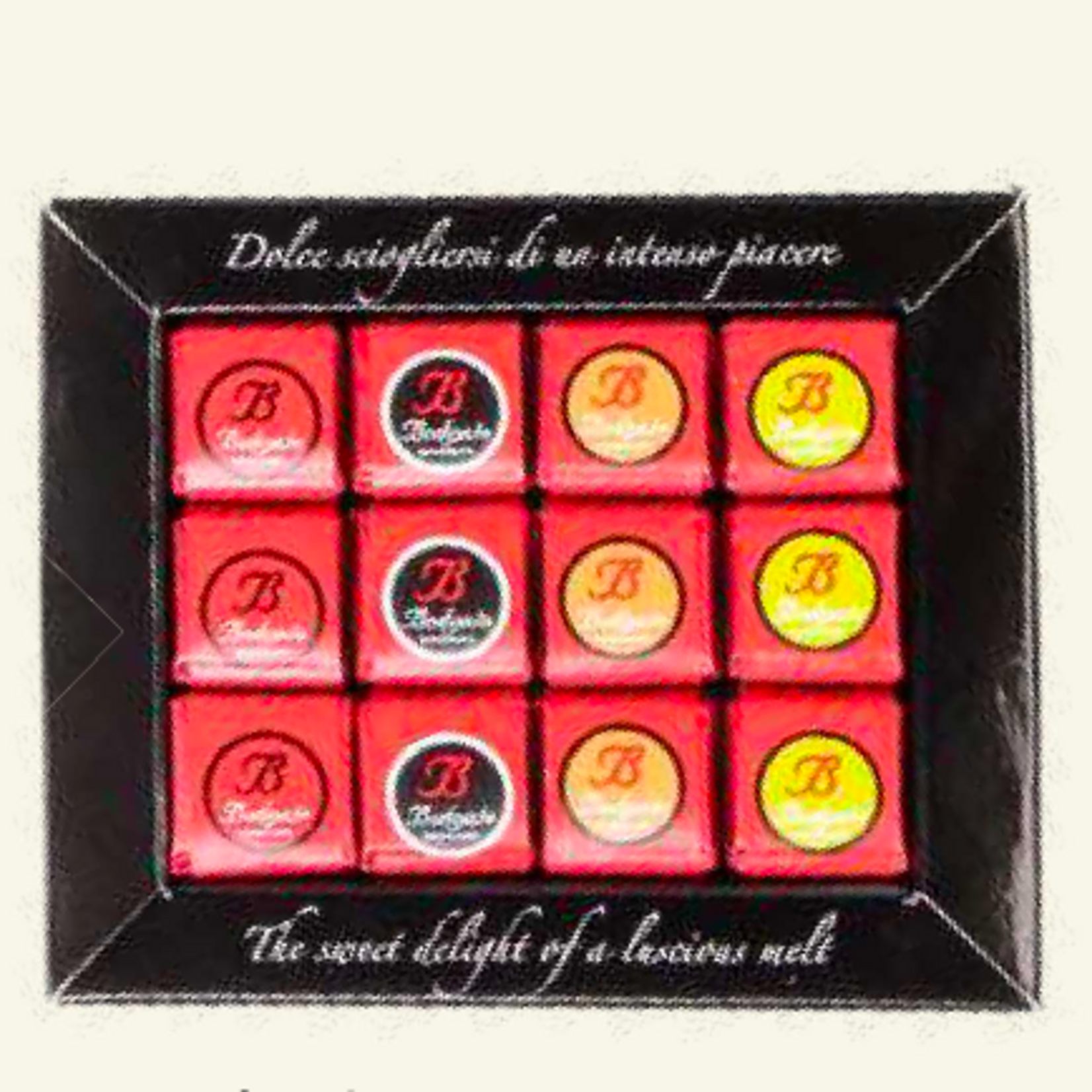 Great Ciao "BODRATO" Assorted Cremini, in Black Frame Box