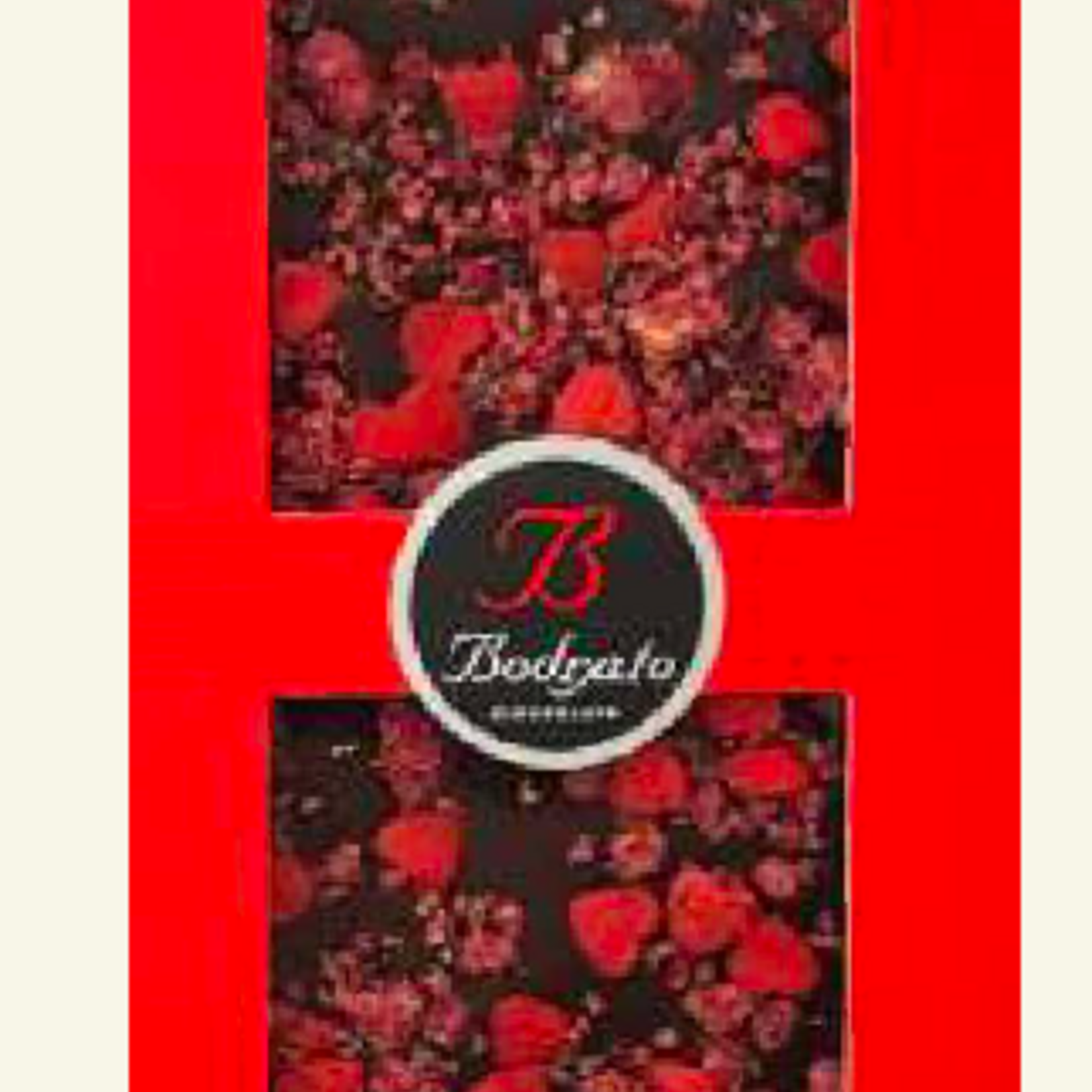 Great Ciao "BODRATO" Dark Chocolate Bar with Dried Berries, 3.53 oz