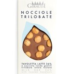 Great Ciao 36% Milk Chocolate Bar with Piemontese Hazelnuts (100 gr)