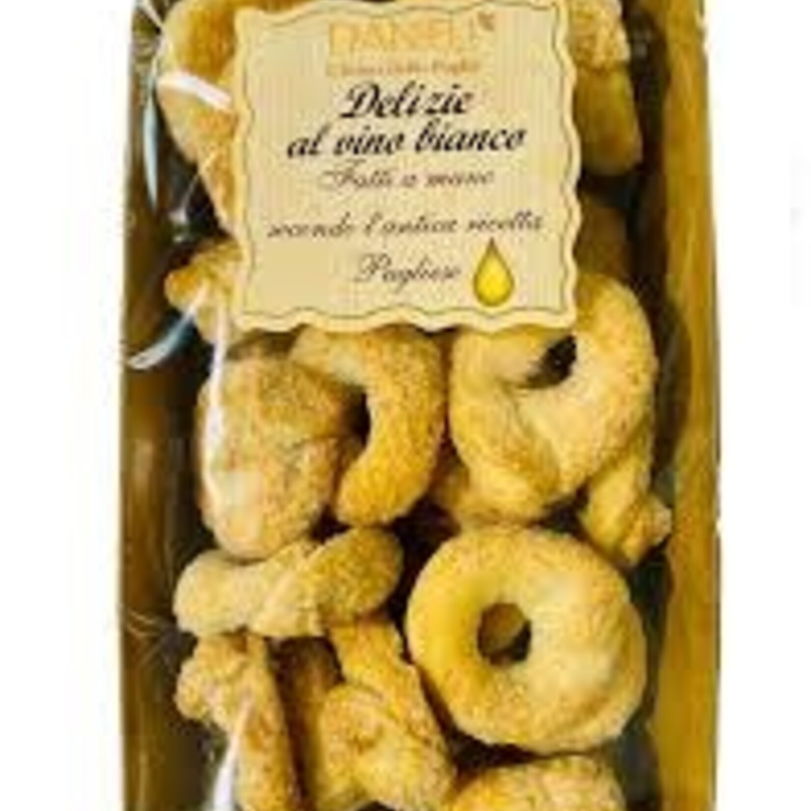 Great Ciao Delizie al Vino Bianco - Taralli Cookies with White Wine (250 gr)