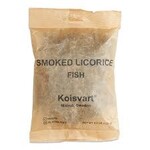 Great Ciao KOLSVART Cold smoked Salty Licorice fish, 4.2 oz