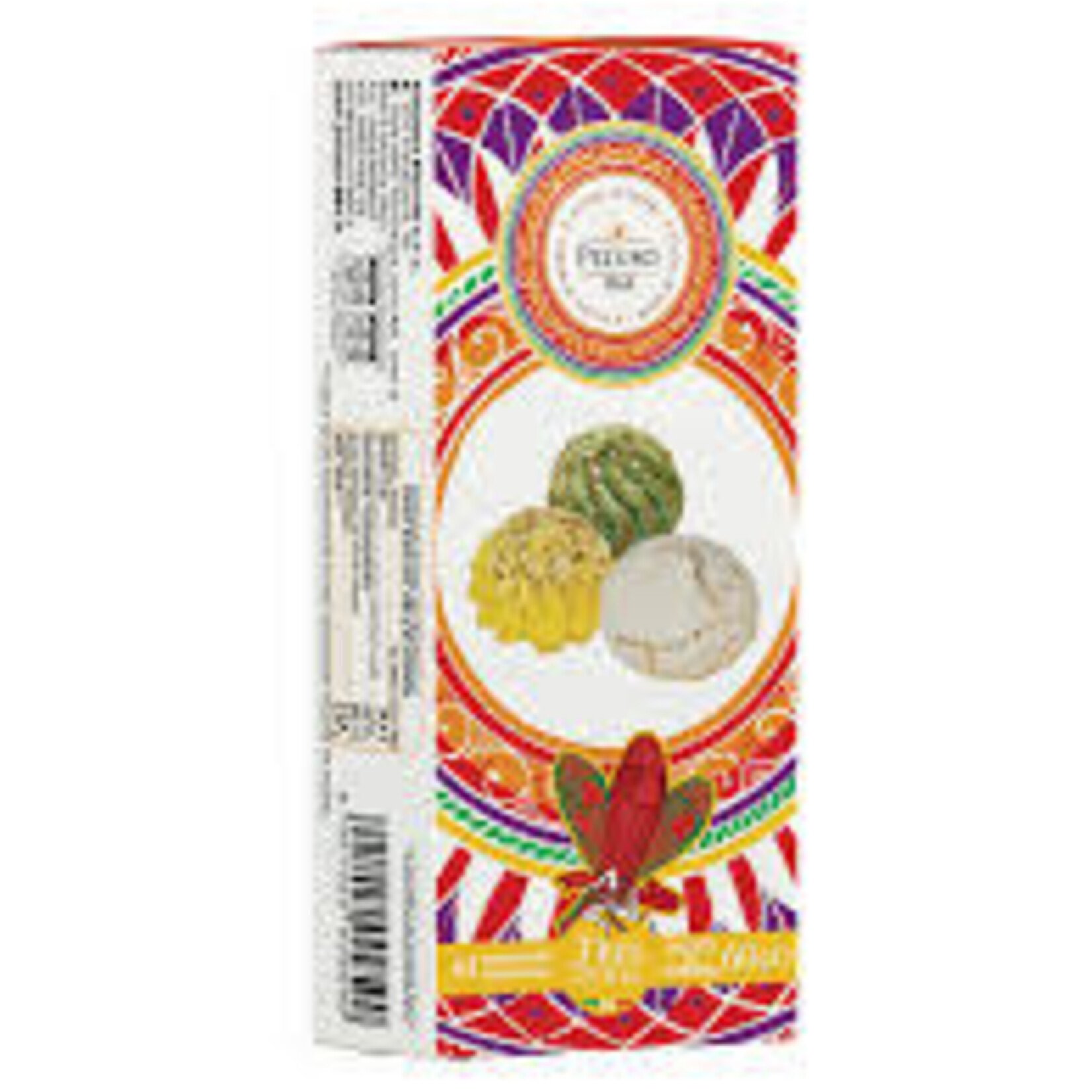 Great Ciao "PELUSO" Sicily Trio Almond paste Cookies (Limon, Pistak, Mandarin) 2.12 oz