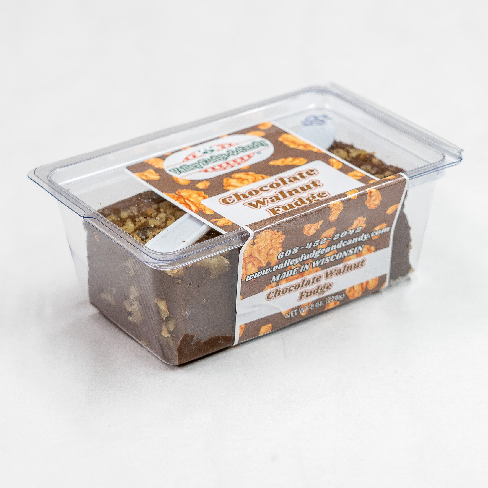 Valley Fudge & Candy Chocolate Walnut Fudge Bar