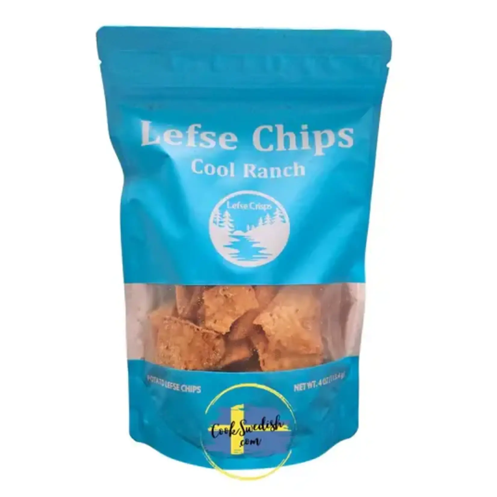 Lefse Chips Cool Ranch Lefse Chips 4oz | Tiger Trail
