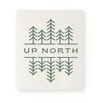 Creative Compass Up North Pines Swedish Dishcloth | Creative Compass