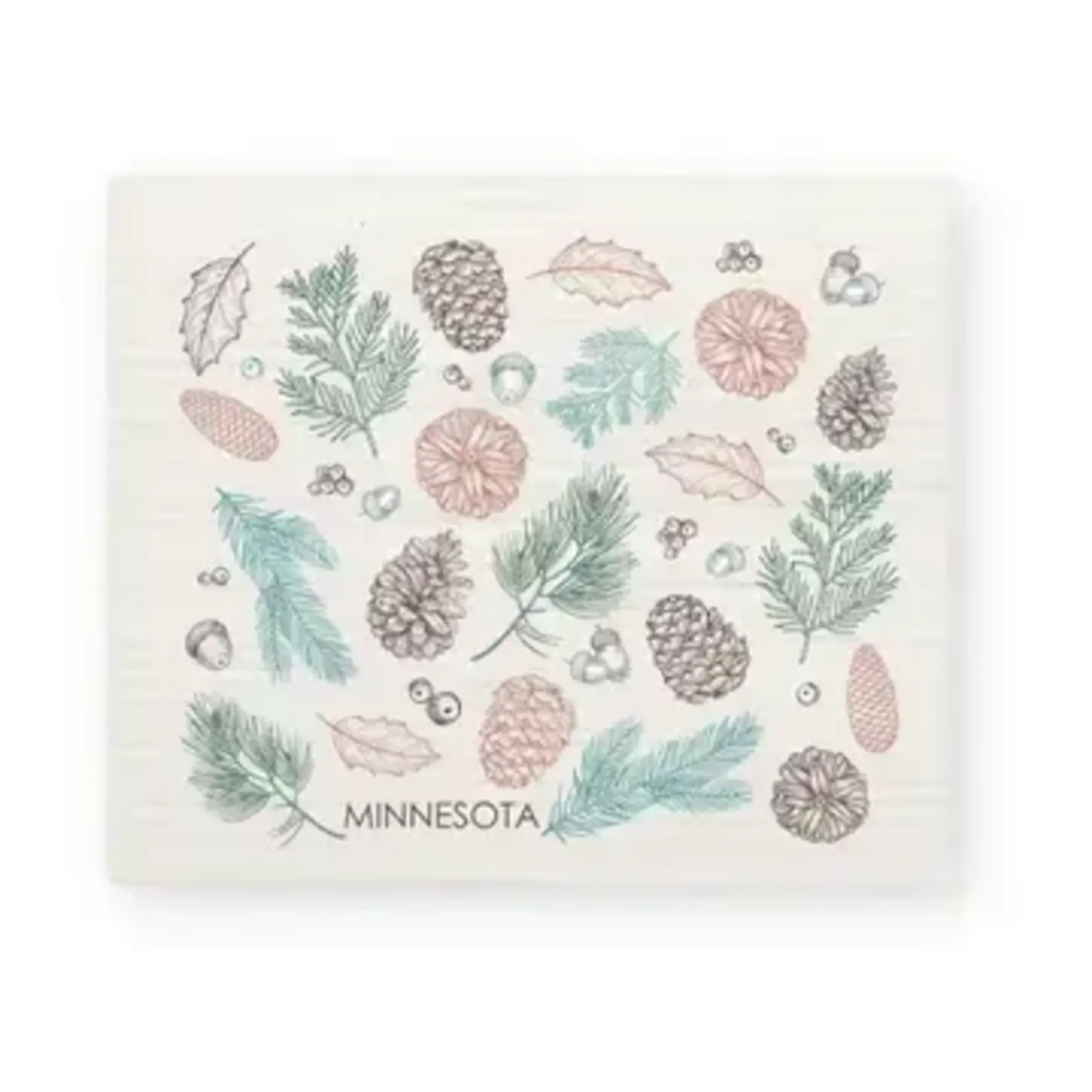 Creative Compass Forest Floor Minnesota Swedish Dishcloth | Creative Compass