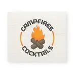 Creative Compass Campfires + Cocktails Swedish Dishcloth | Creative Compass