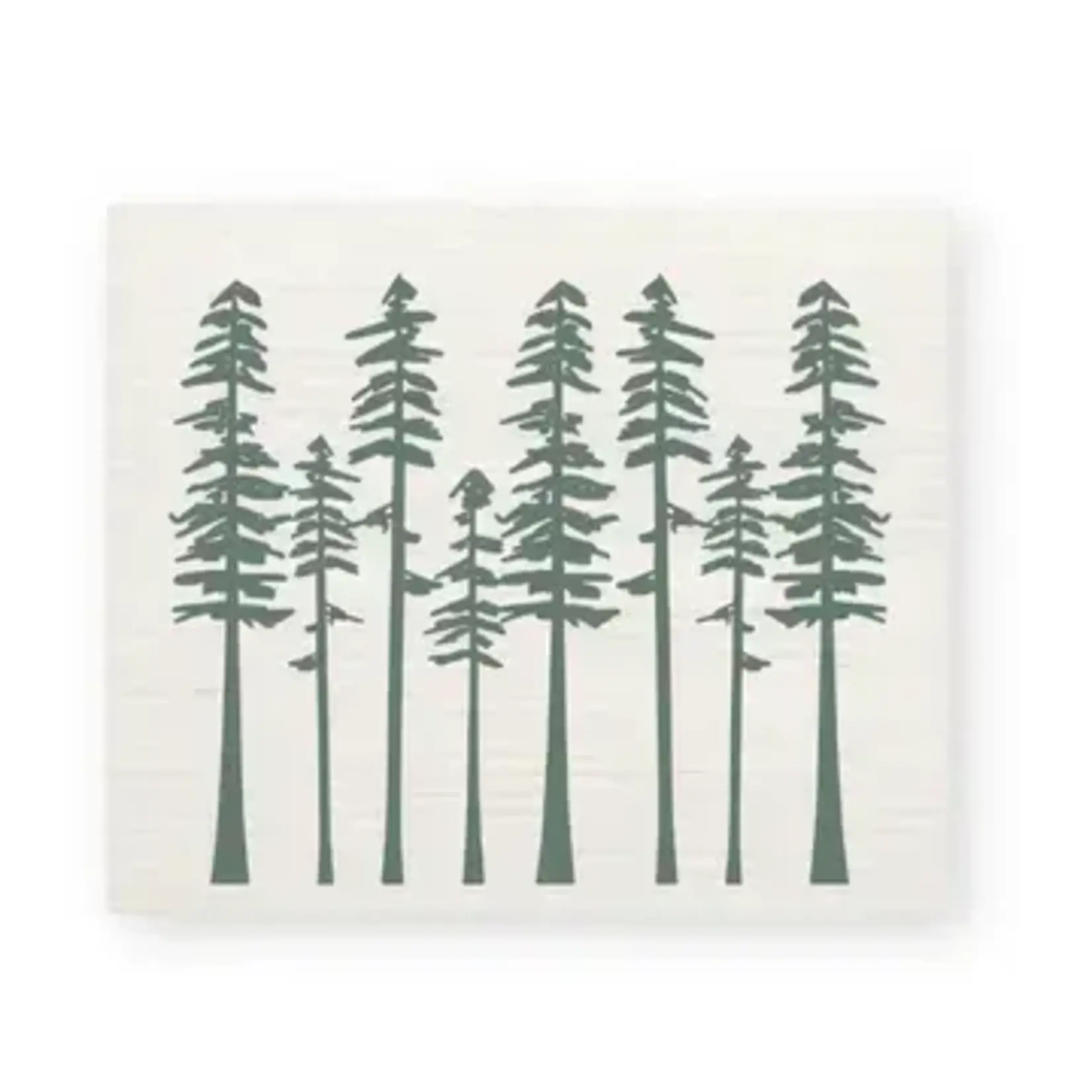 Creative Compass Pine Doodle Swedish Dishcloth | Creative Compass