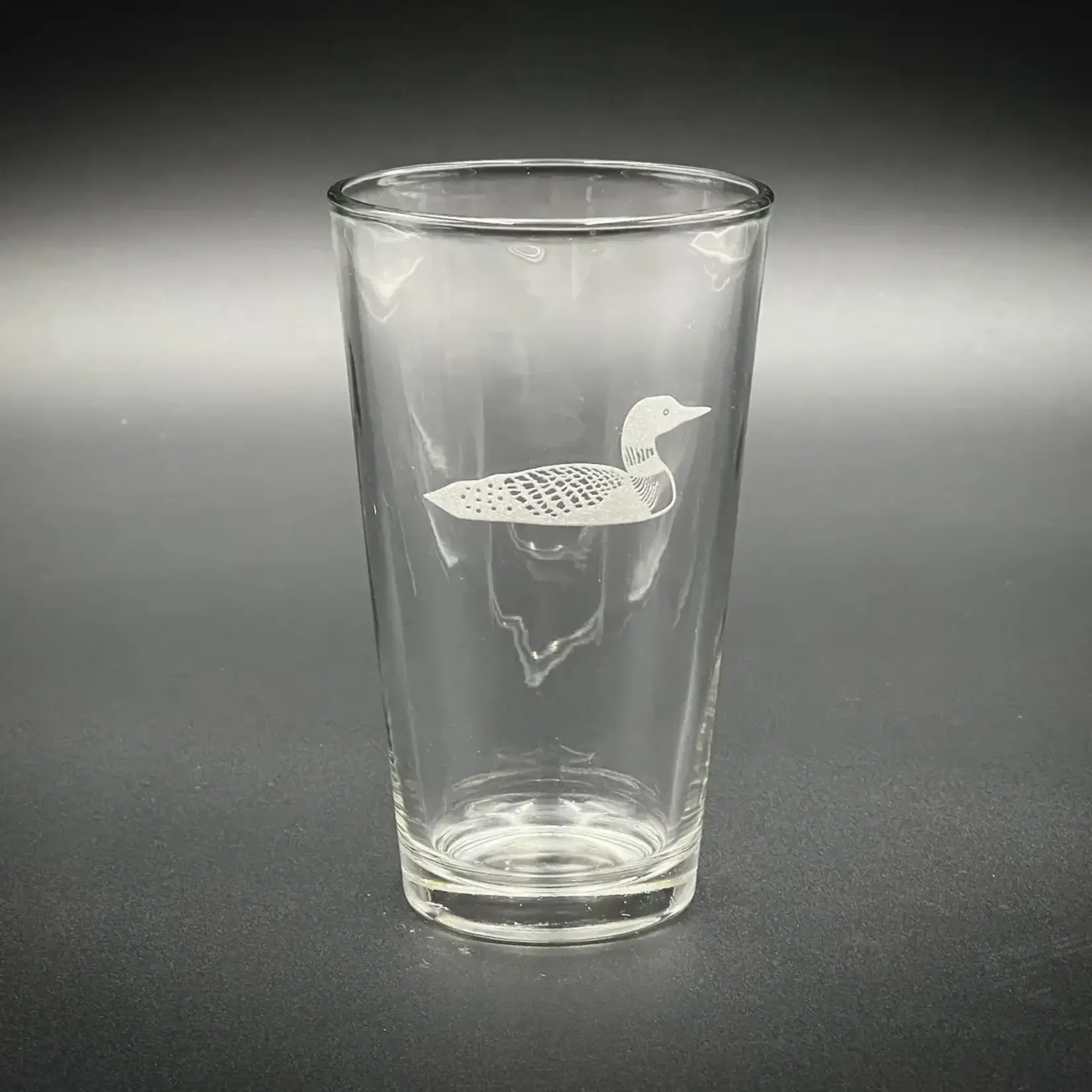 Adirondack Etching Loon - Pint glass | Adirondack Etching