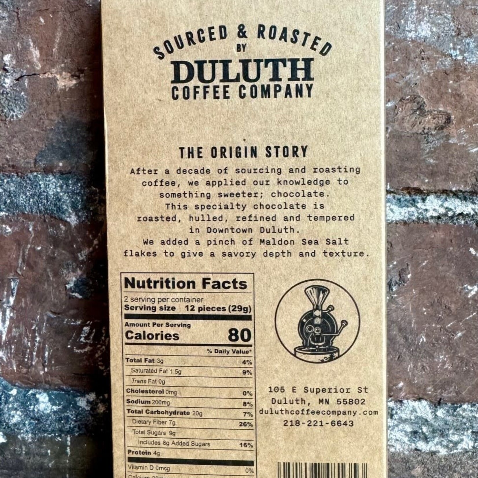 Duluth Coffee Company - Chocolate Salty with maldon sea salt | 70% Guatemalan Cacao | Duluth Coffee Company - Chocolate
