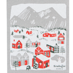 Danica Brands Snowy Village Swedish Dishcloth | Danica Brands