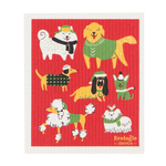 Danica Brands Yule Dogs Swedish Dishcloth | Danica Brands