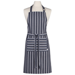 Danica Brands Apron, Navy Butcher Stripe | Danica Brands
