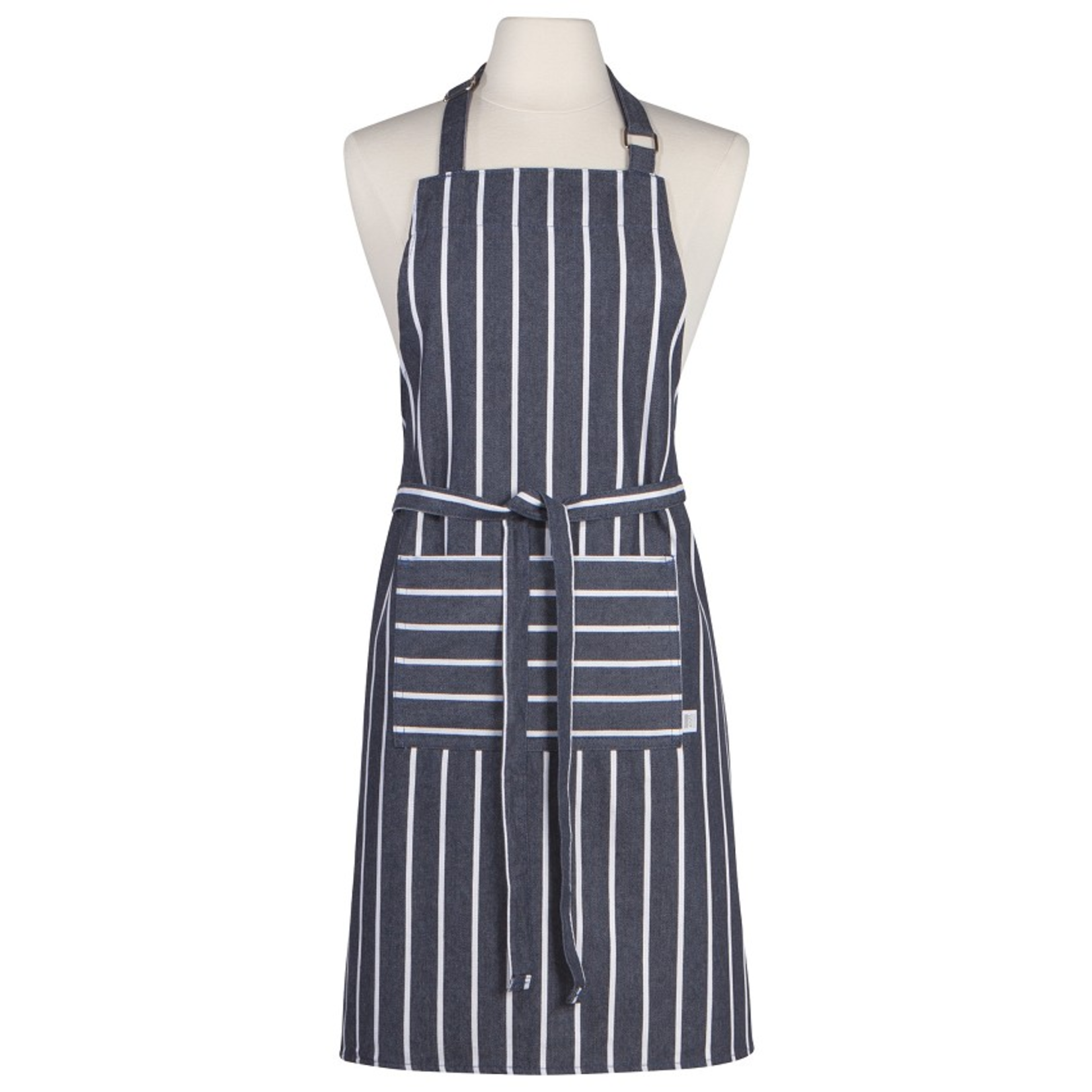 Danica Brands Apron, Navy Butcher Stripe | Danica Brands